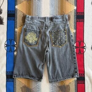 Vintage Y2K Men’s Southpole Denim Jeans Shorts Size 34 Baggy Hip Hop Grunge